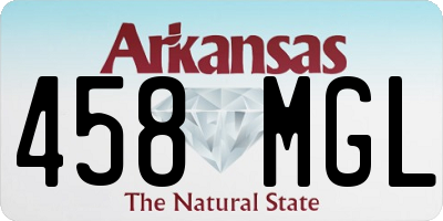 AR license plate 458MGL