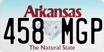 AR license plate 458MGP