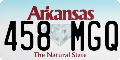 AR license plate 458MGQ