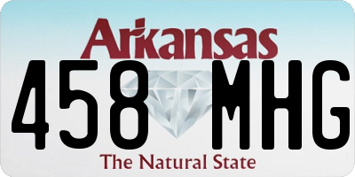 AR license plate 458MHG