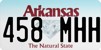 AR license plate 458MHH