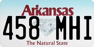 AR license plate 458MHI