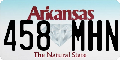 AR license plate 458MHN