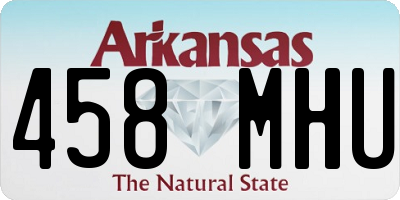 AR license plate 458MHU