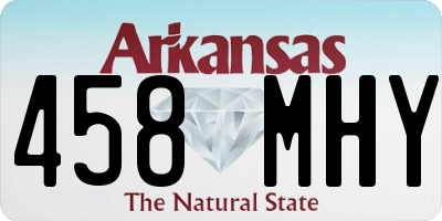 AR license plate 458MHY