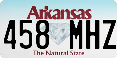AR license plate 458MHZ