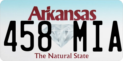 AR license plate 458MIA