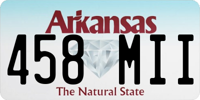 AR license plate 458MII