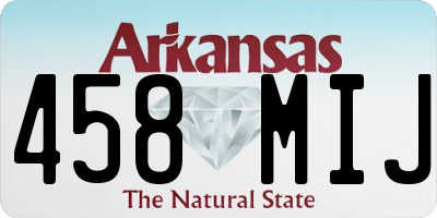 AR license plate 458MIJ