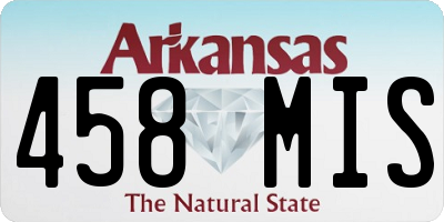 AR license plate 458MIS