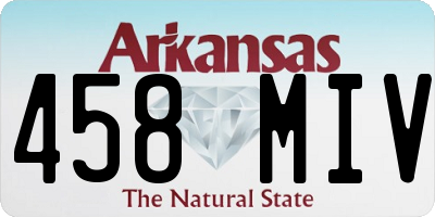 AR license plate 458MIV