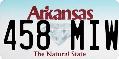 AR license plate 458MIW