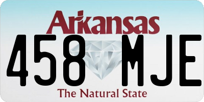 AR license plate 458MJE