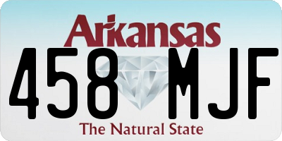 AR license plate 458MJF