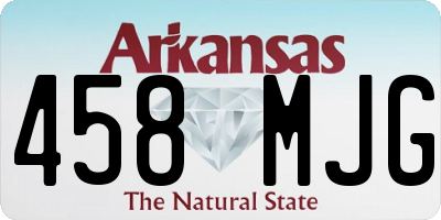 AR license plate 458MJG