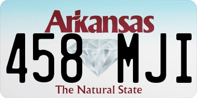 AR license plate 458MJI