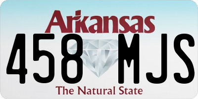 AR license plate 458MJS