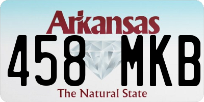 AR license plate 458MKB