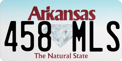 AR license plate 458MLS