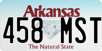 AR license plate 458MST