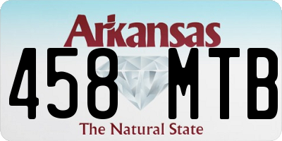 AR license plate 458MTB