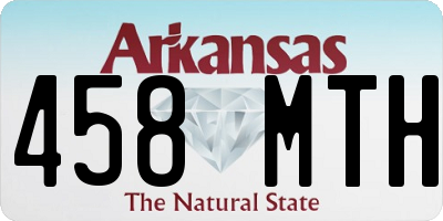 AR license plate 458MTH
