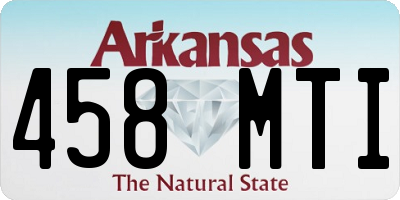 AR license plate 458MTI