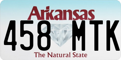 AR license plate 458MTK