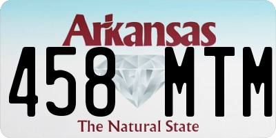 AR license plate 458MTM