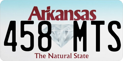 AR license plate 458MTS