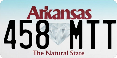 AR license plate 458MTT