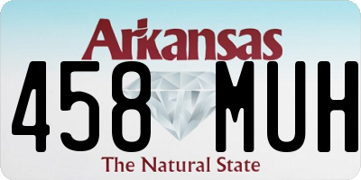 AR license plate 458MUH