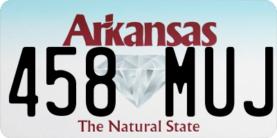 AR license plate 458MUJ