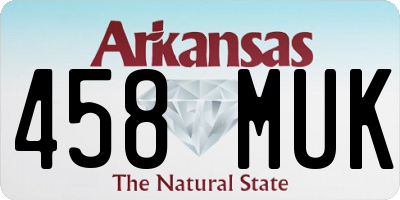 AR license plate 458MUK