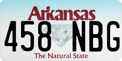 AR license plate 458NBG