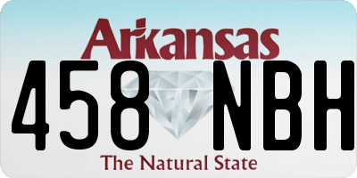 AR license plate 458NBH