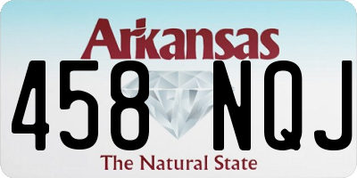 AR license plate 458NQJ