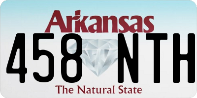 AR license plate 458NTH