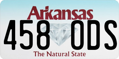 AR license plate 458ODS