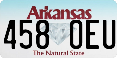 AR license plate 458OEU