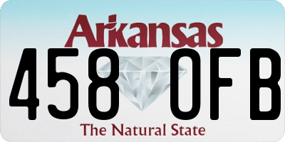AR license plate 458OFB