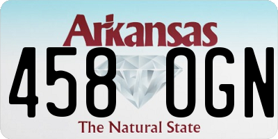 AR license plate 458OGN