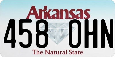 AR license plate 458OHN