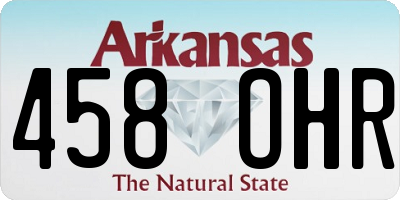 AR license plate 458OHR