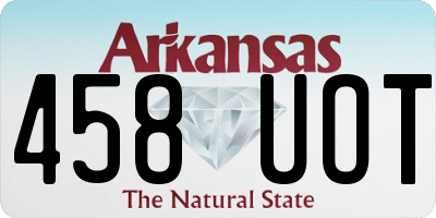 AR license plate 458UOT