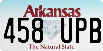 AR license plate 458UPB