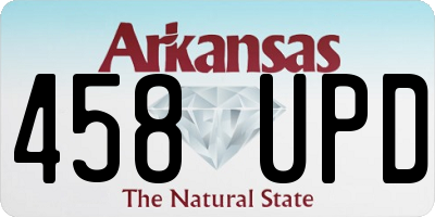 AR license plate 458UPD