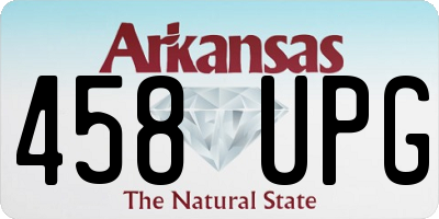 AR license plate 458UPG