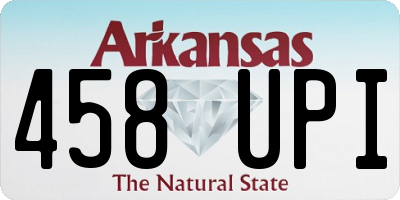 AR license plate 458UPI