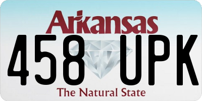 AR license plate 458UPK